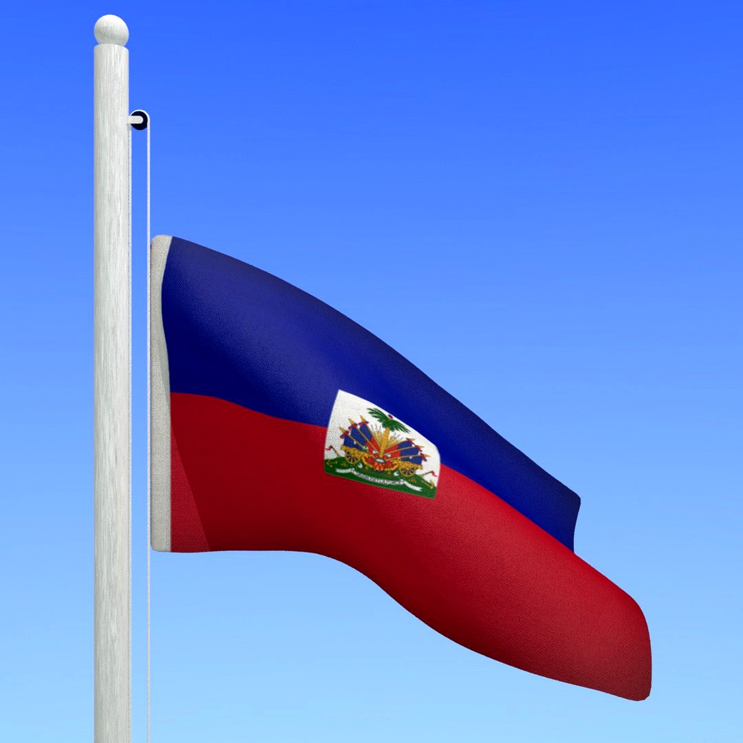 Flag of Haiti - Animated LOOP