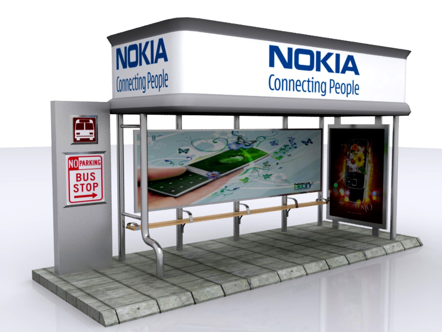 Bus stop Shelter usa