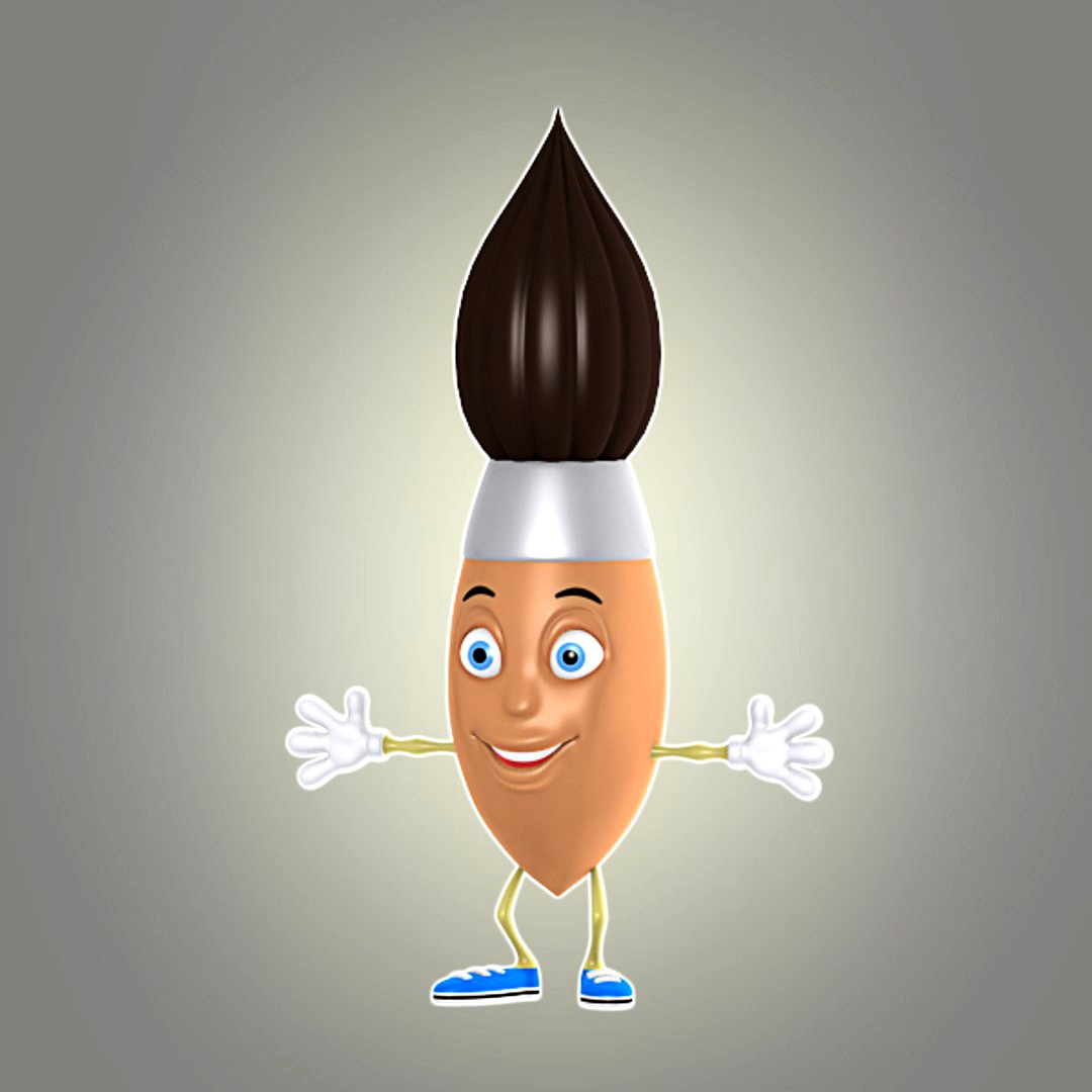 cartoon brush