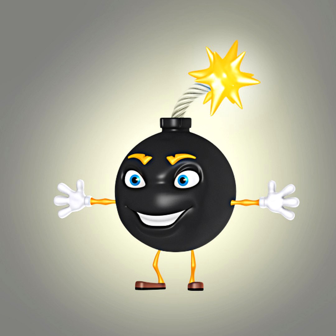 cartoon bomb