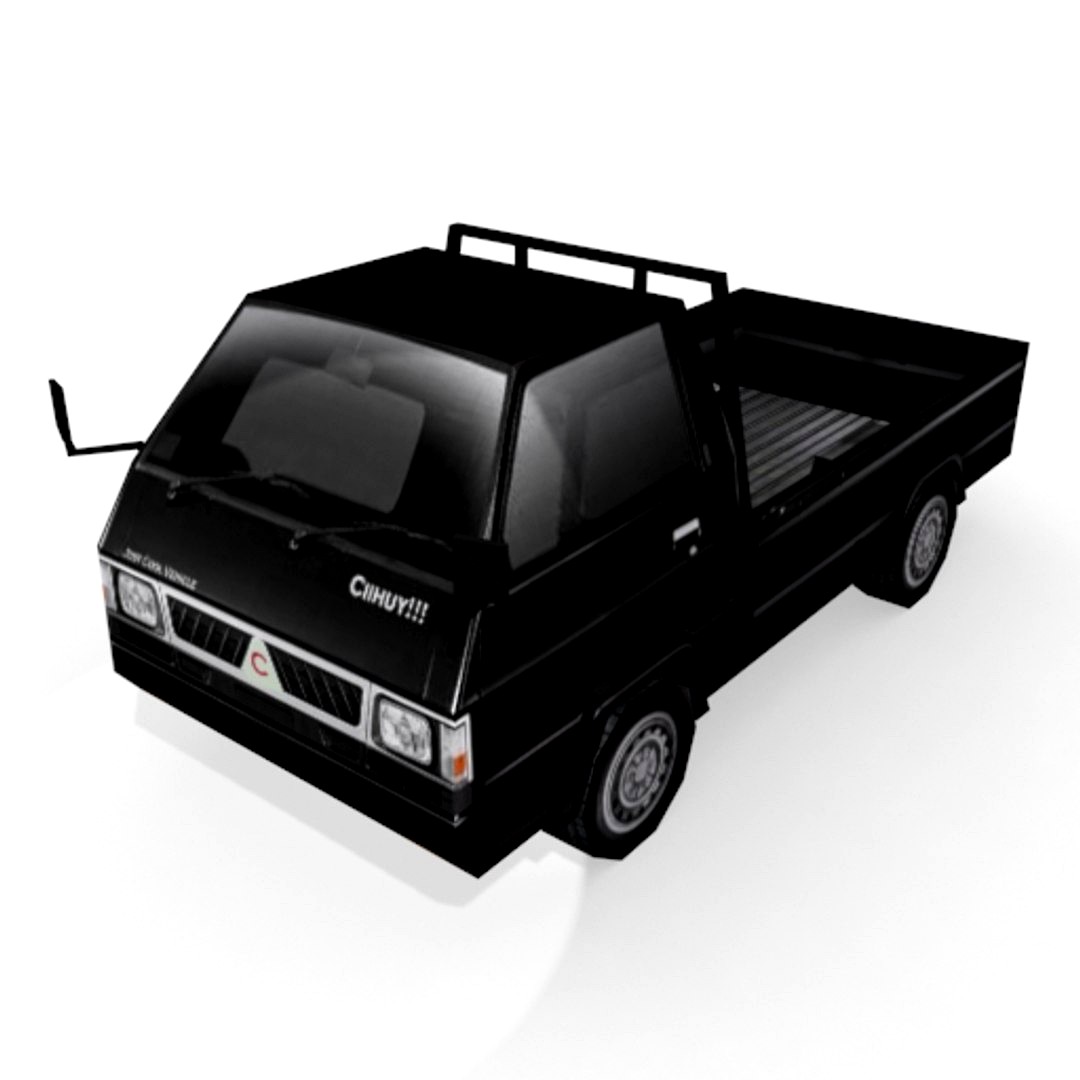 Low Poly Pickup Truck