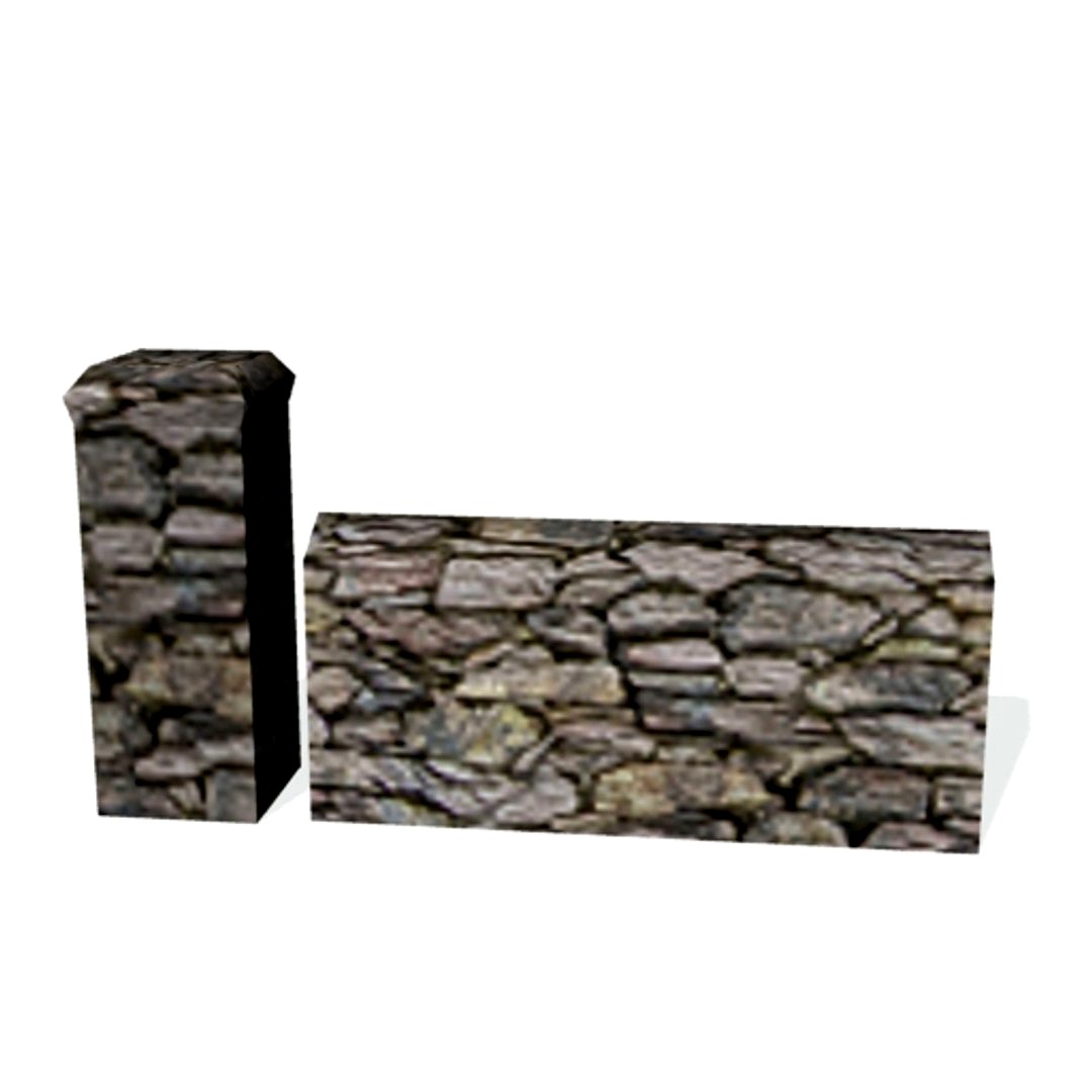 Sectional Stone Wall