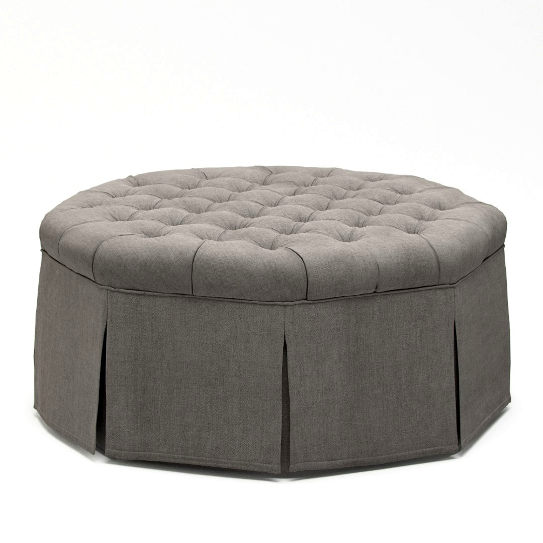 French Tufted Ottoman
