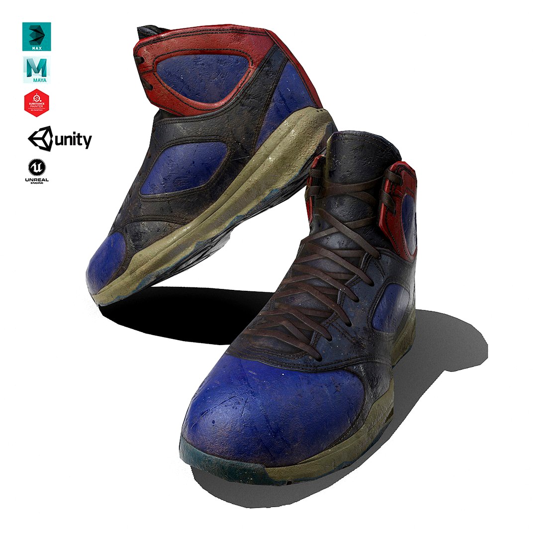 Boot Low-poly