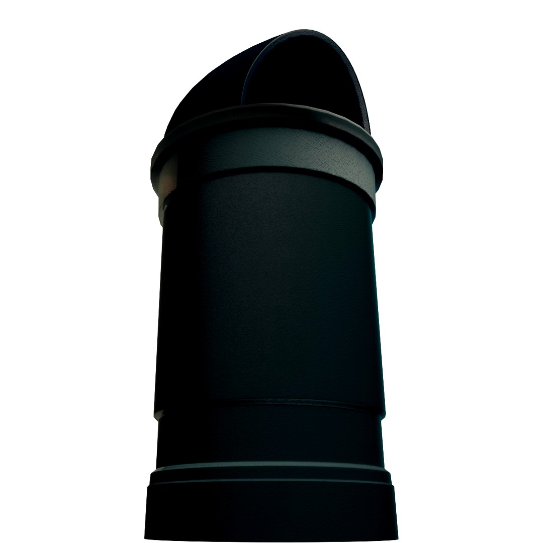 Round Trash Can