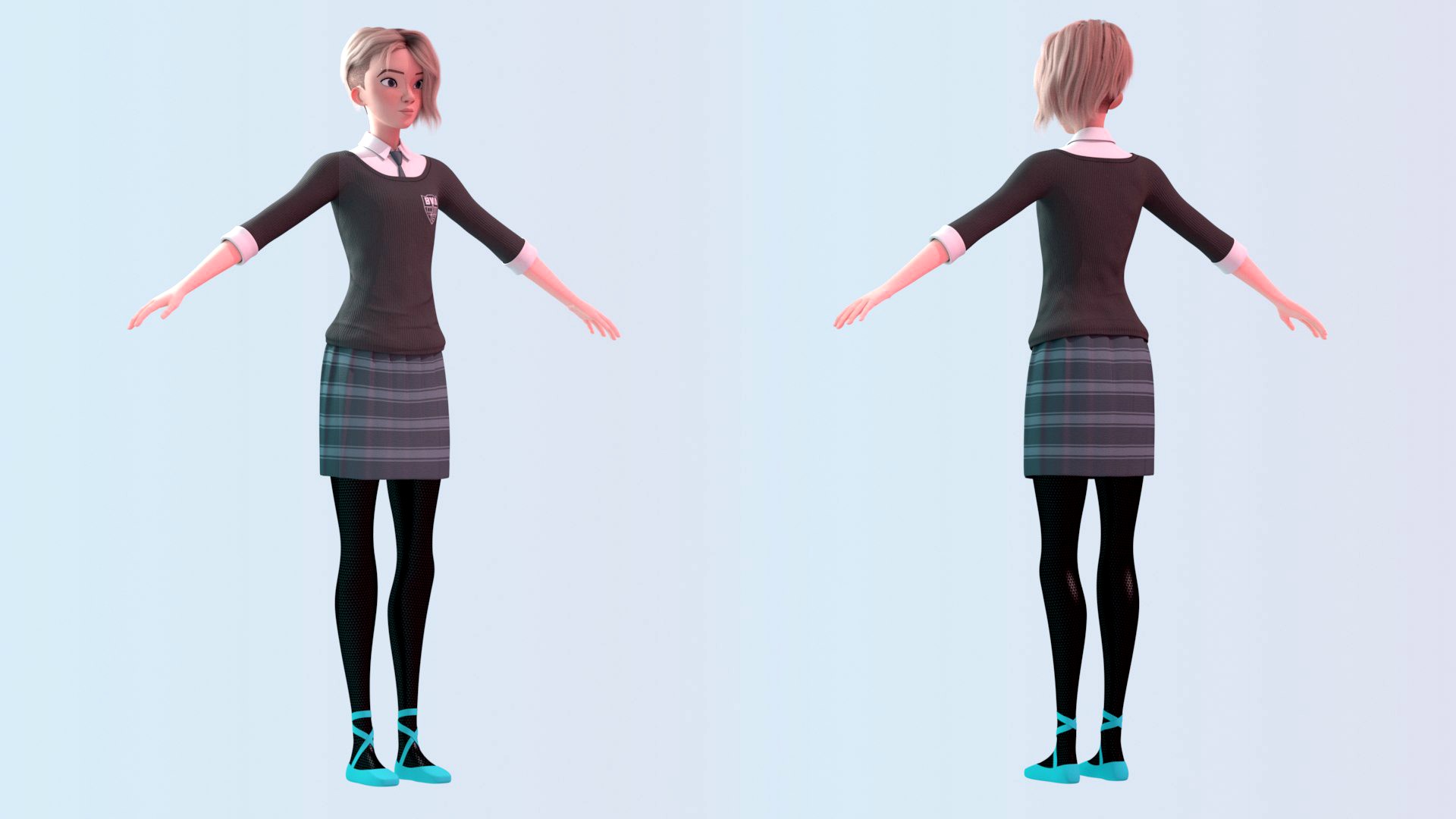 Gwen Stacy - Into the Spider-Verse School Uniform Version