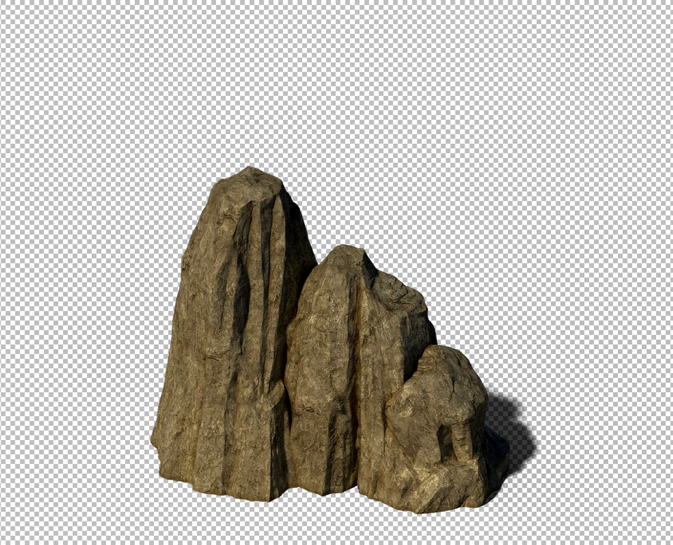 rocks 3D model 102