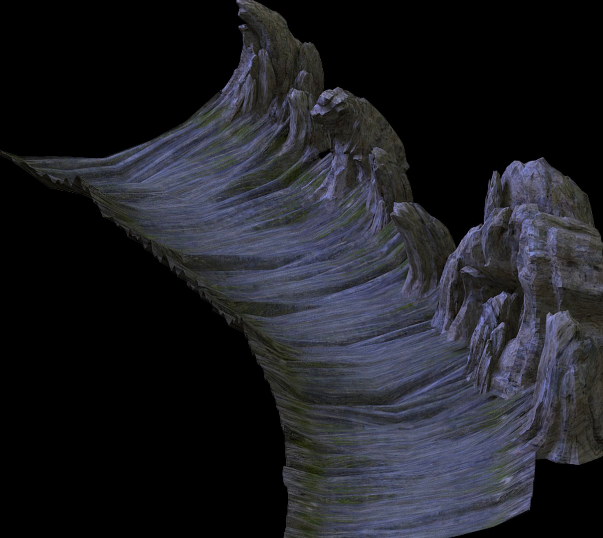 mountain 3D model5554