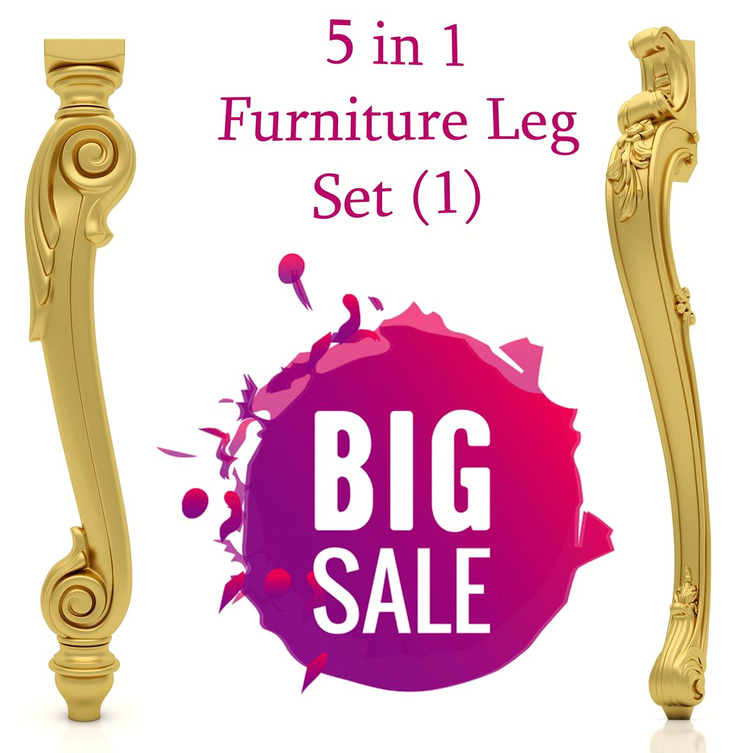 5 in 1 Furniture Leg Set ( 1 )
