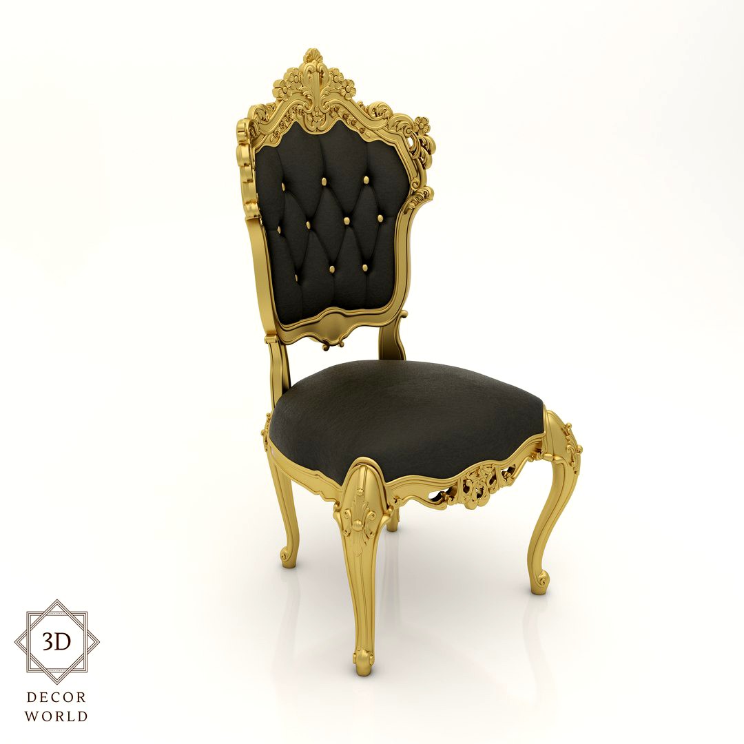Classic Chair for Interior and CNC 2