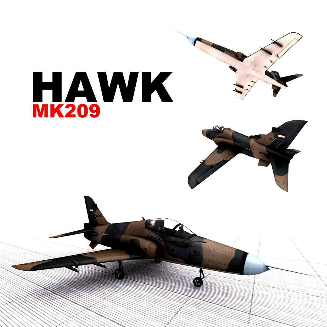 BAE HAWK MK 209 [LOWPOLY]