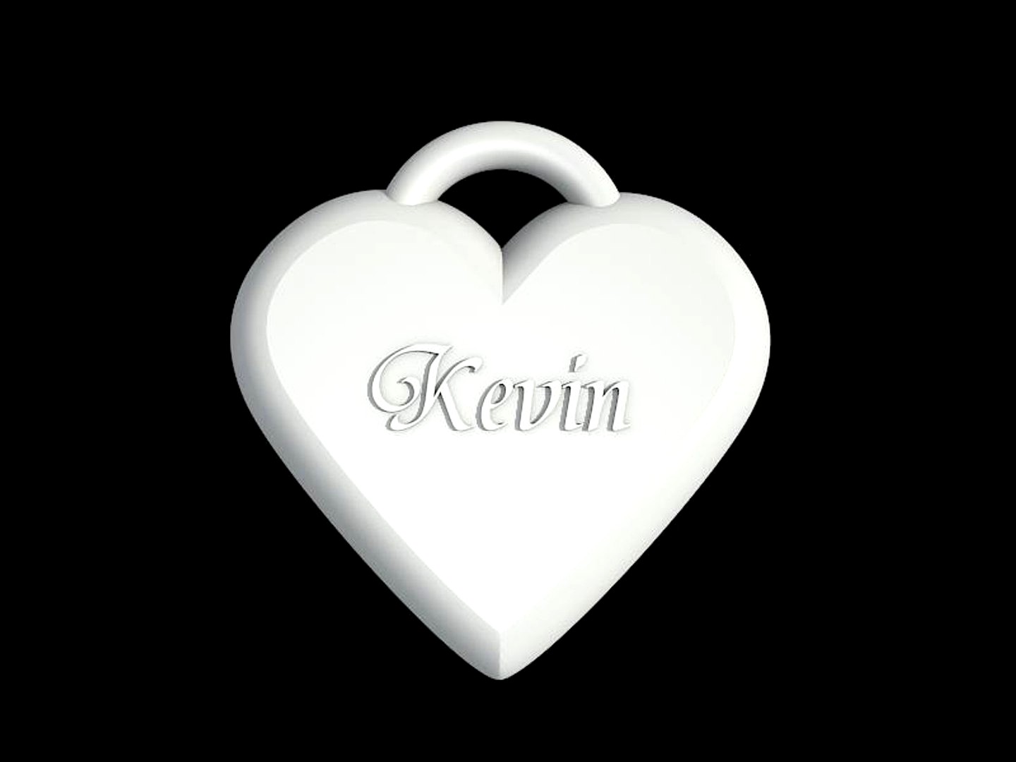 Heart necklace Kevin mod.
