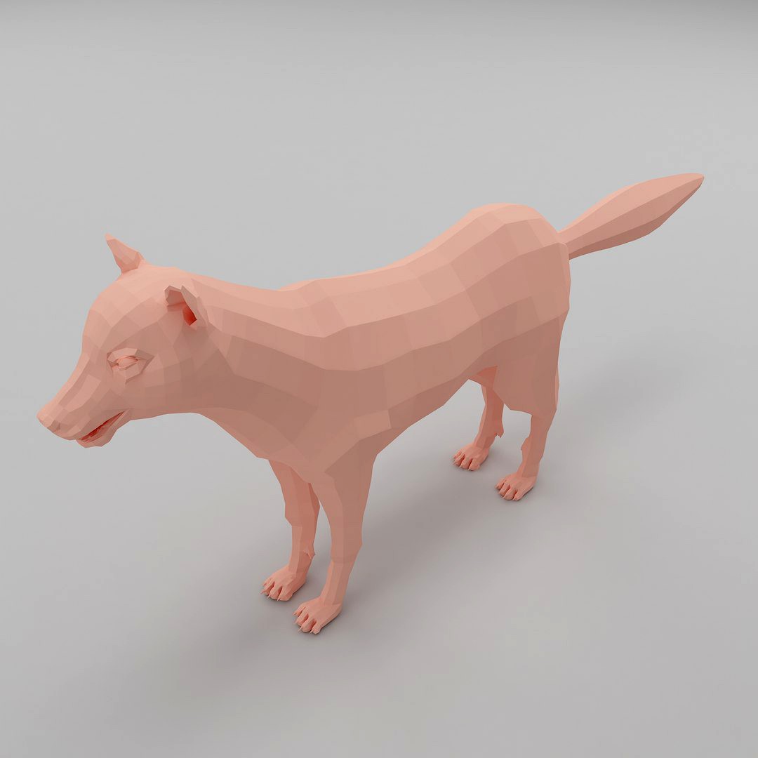 wolf base mesh