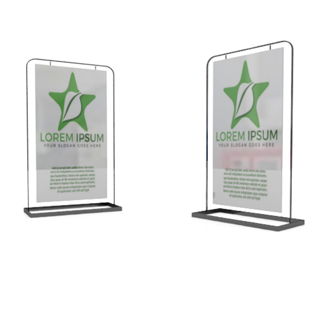 Simple Metal Poster Stand