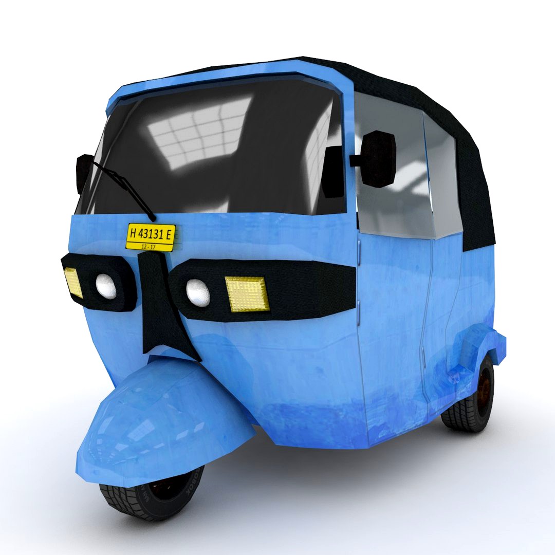Blue Three Wheeler