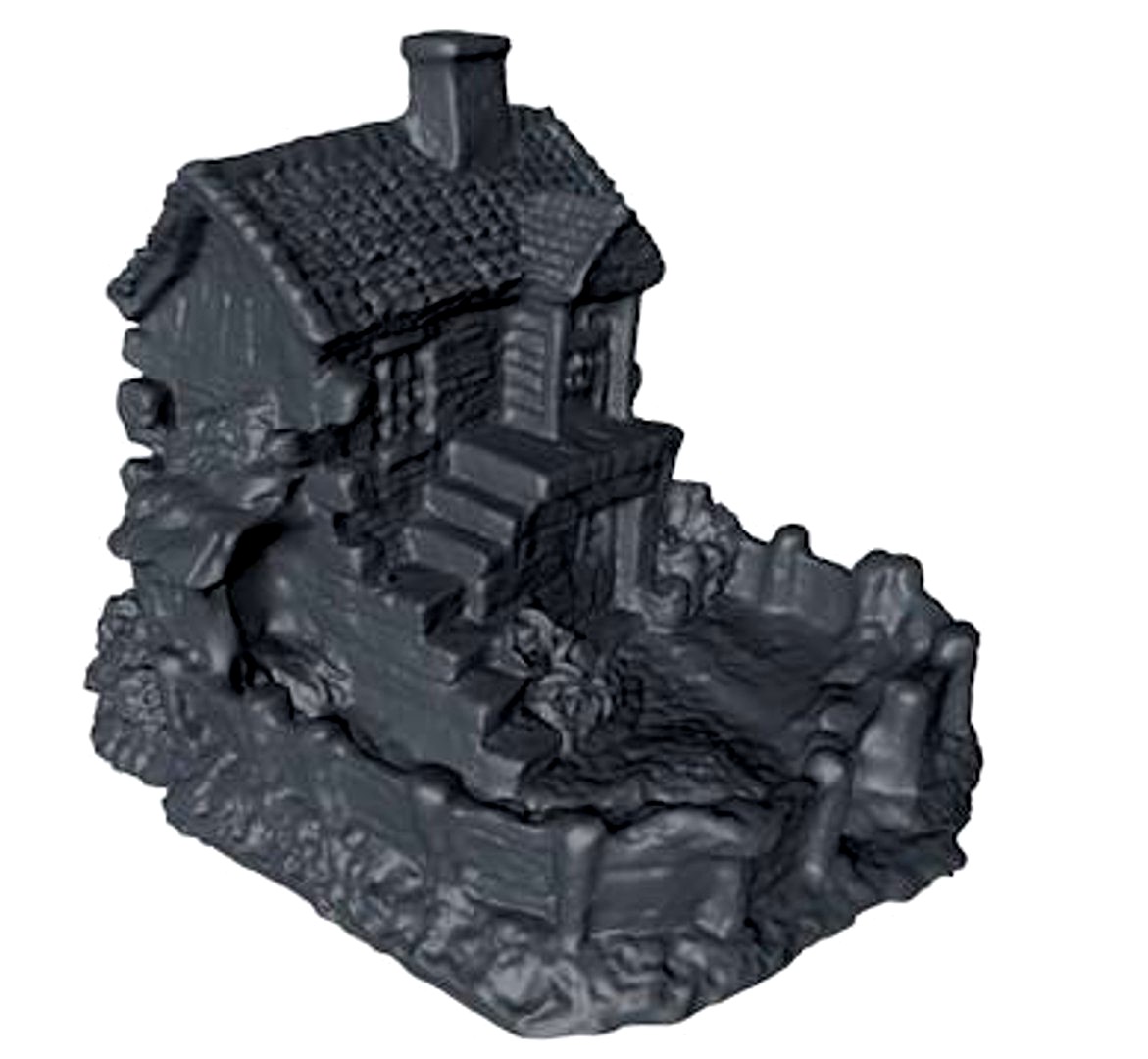 Detailed Farm Cabin Shack