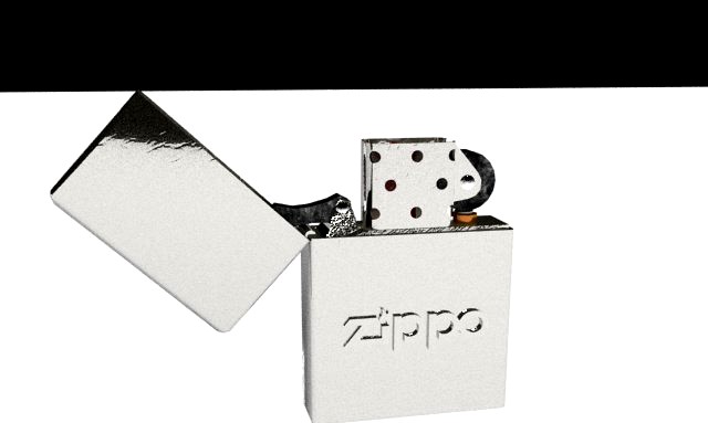 Zippo Lighter  p b o t j b h c b 3D Model