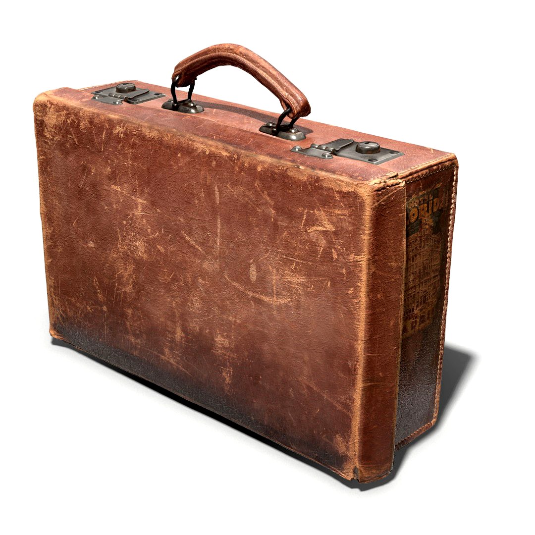 LEATHER SUITCASE