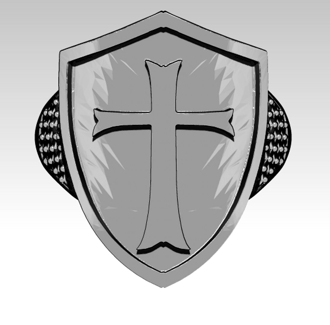 Knight Templar Ring Masonic College Style