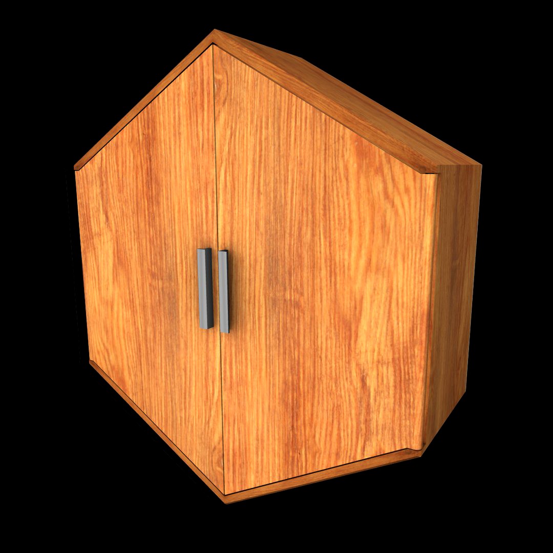 Hexagonal Wall Cabinet