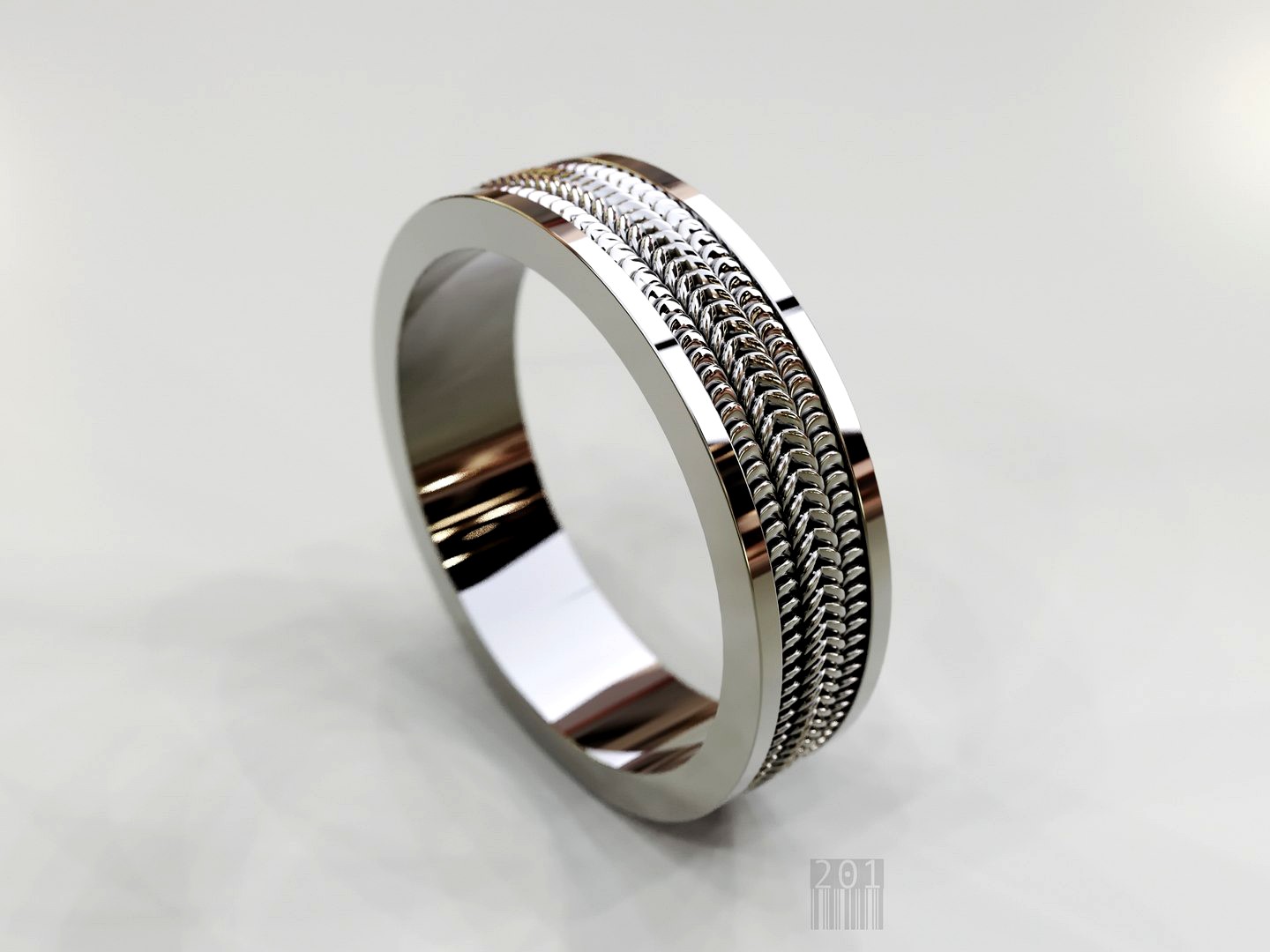 ring with pattern
