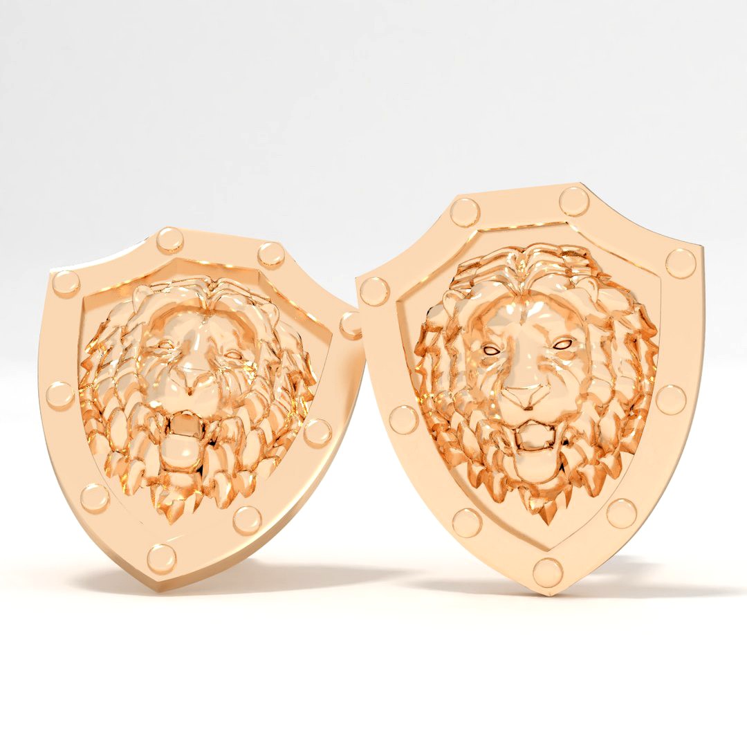 lion cufflinks