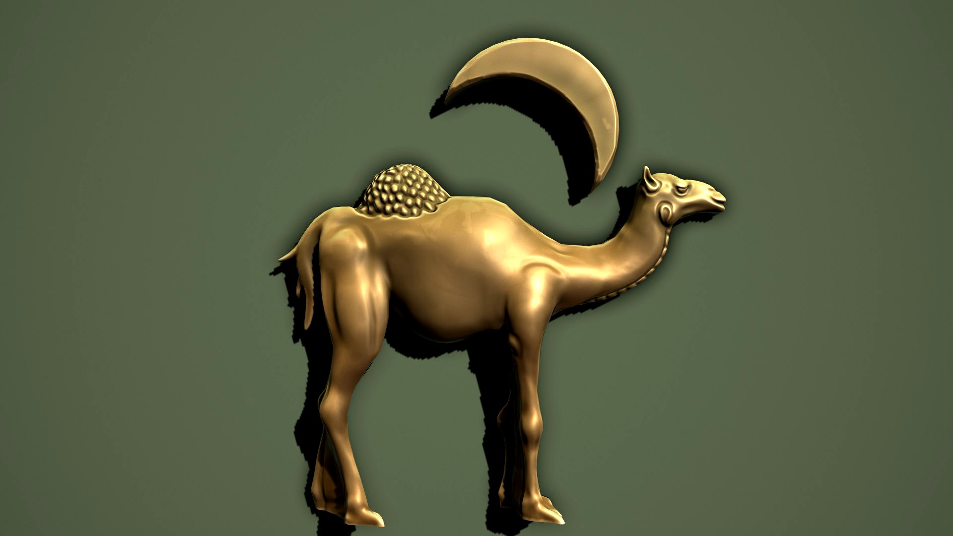 Camel Bas-relief