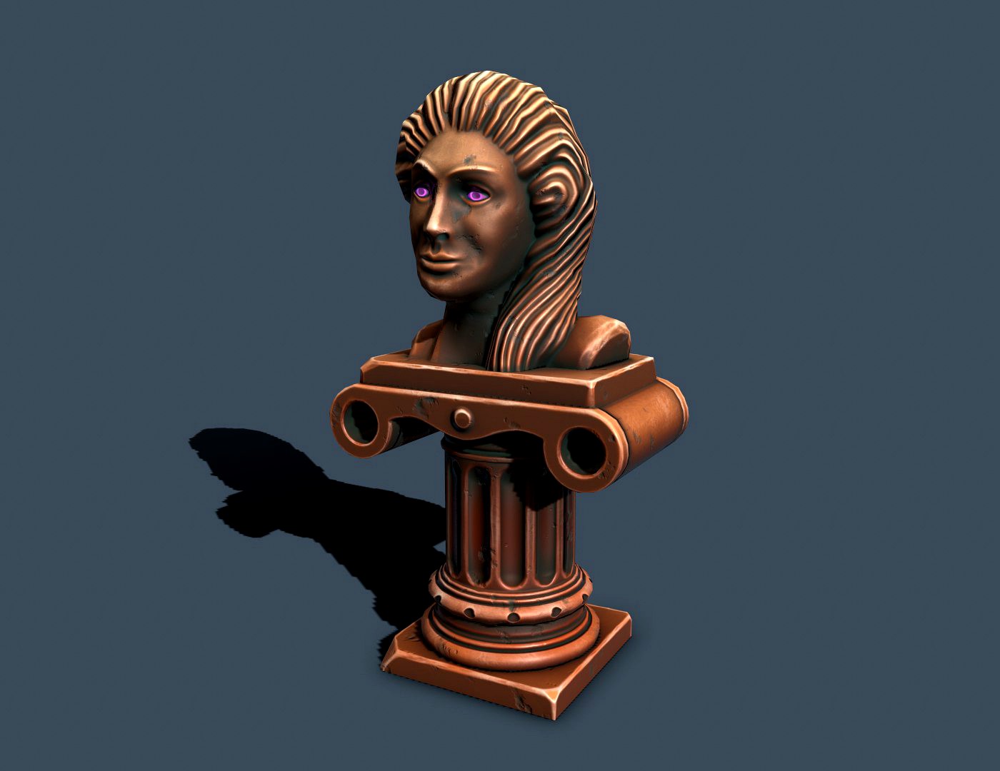 Pedestal bronze 3