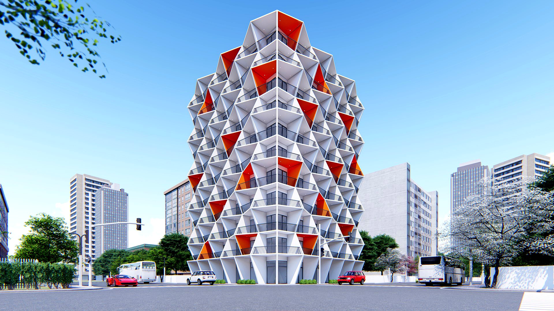 New Facade Buillding