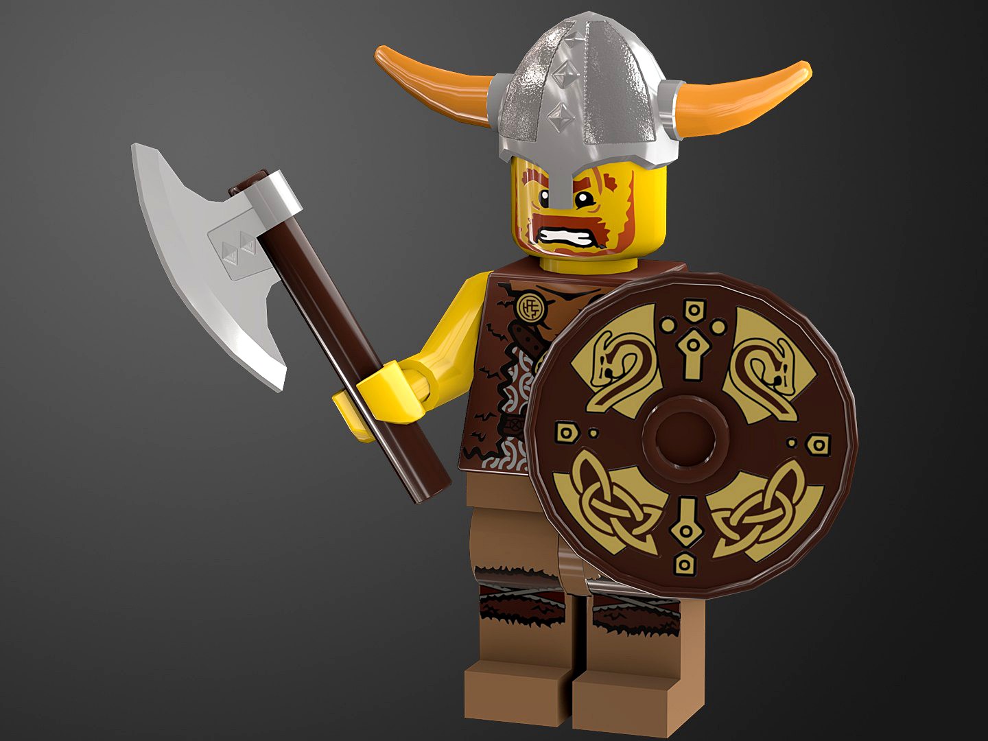 Viking Legoman Game Ready PBR