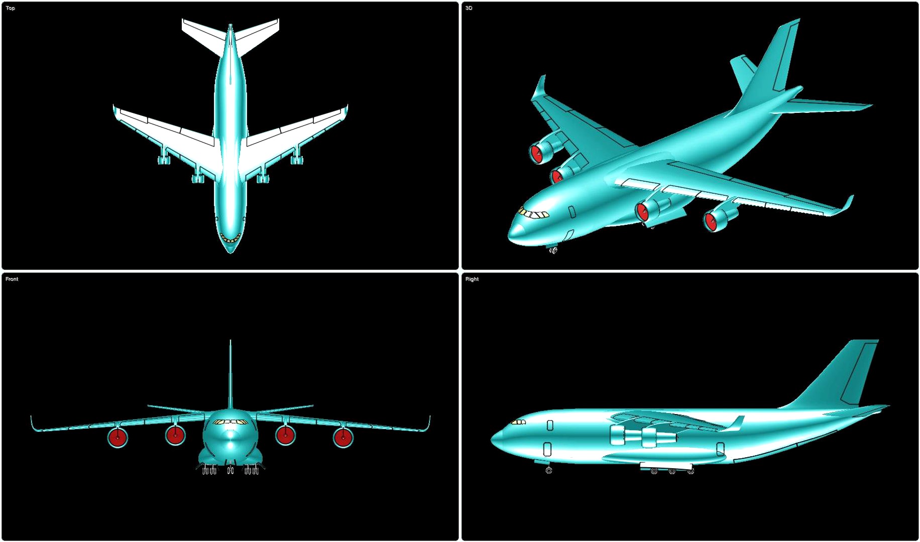 Illyushin Il-106 (Speculative) Solid Assembly Model