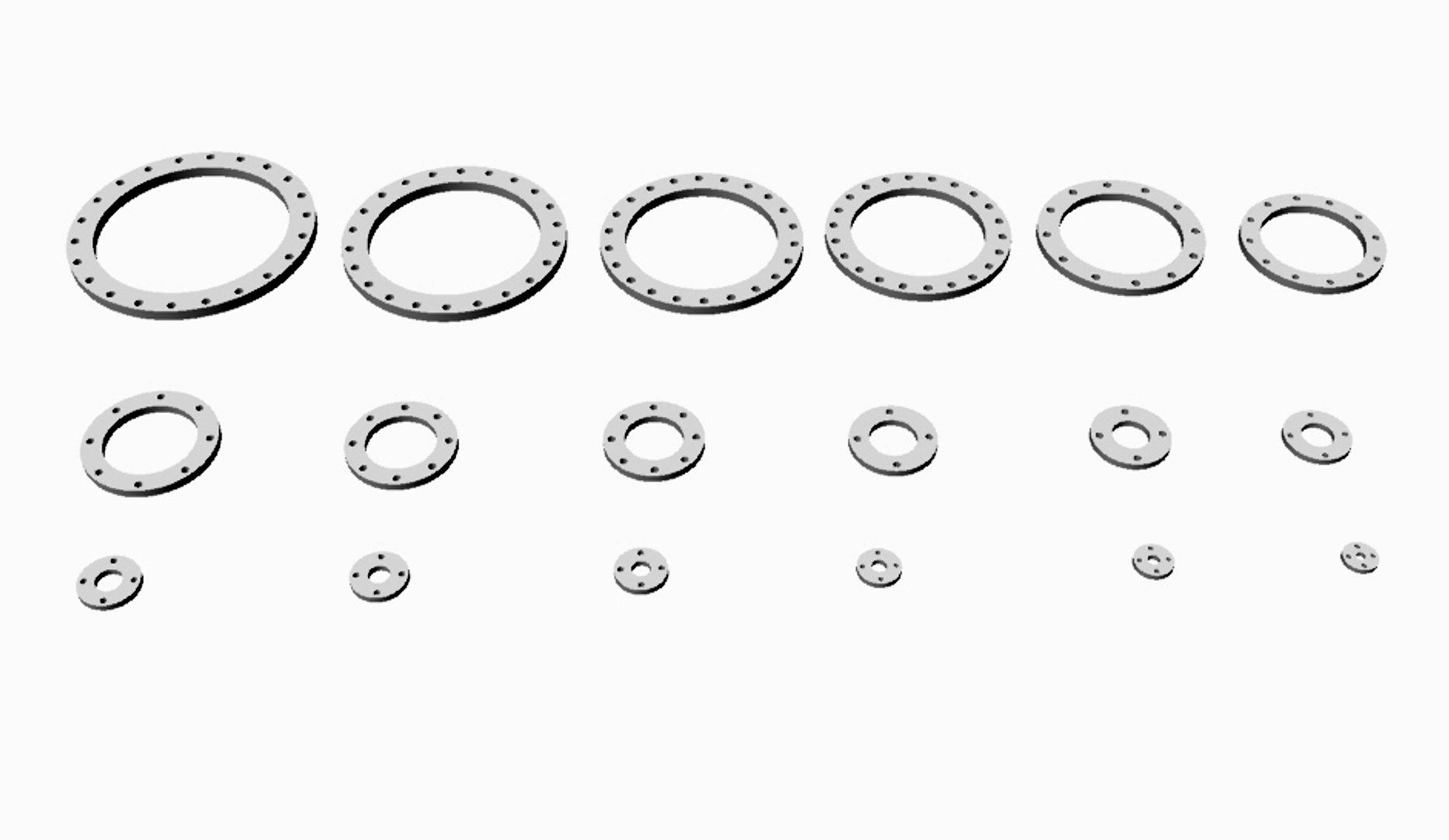 Flat flange