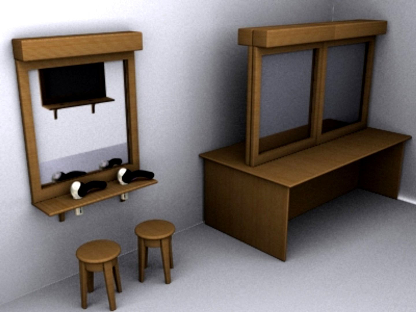 Vanity shelf and unit