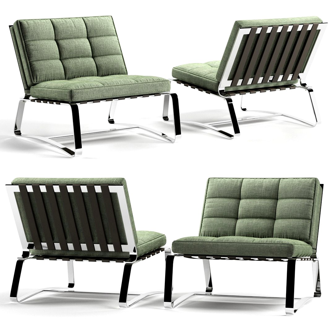 Armchair Minotti Delaunay Quilt