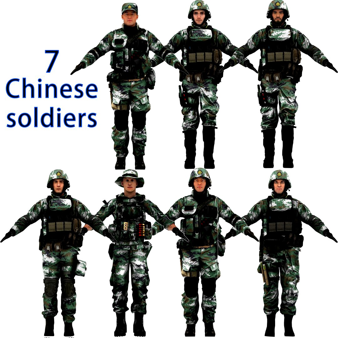 PLA Chinese Soldier land force