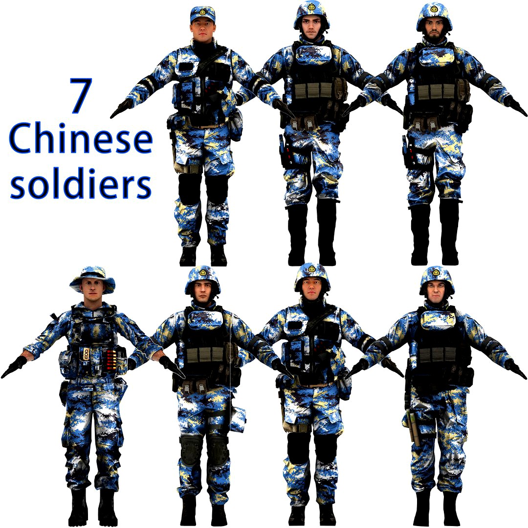 PLA Chinese Soldier navy