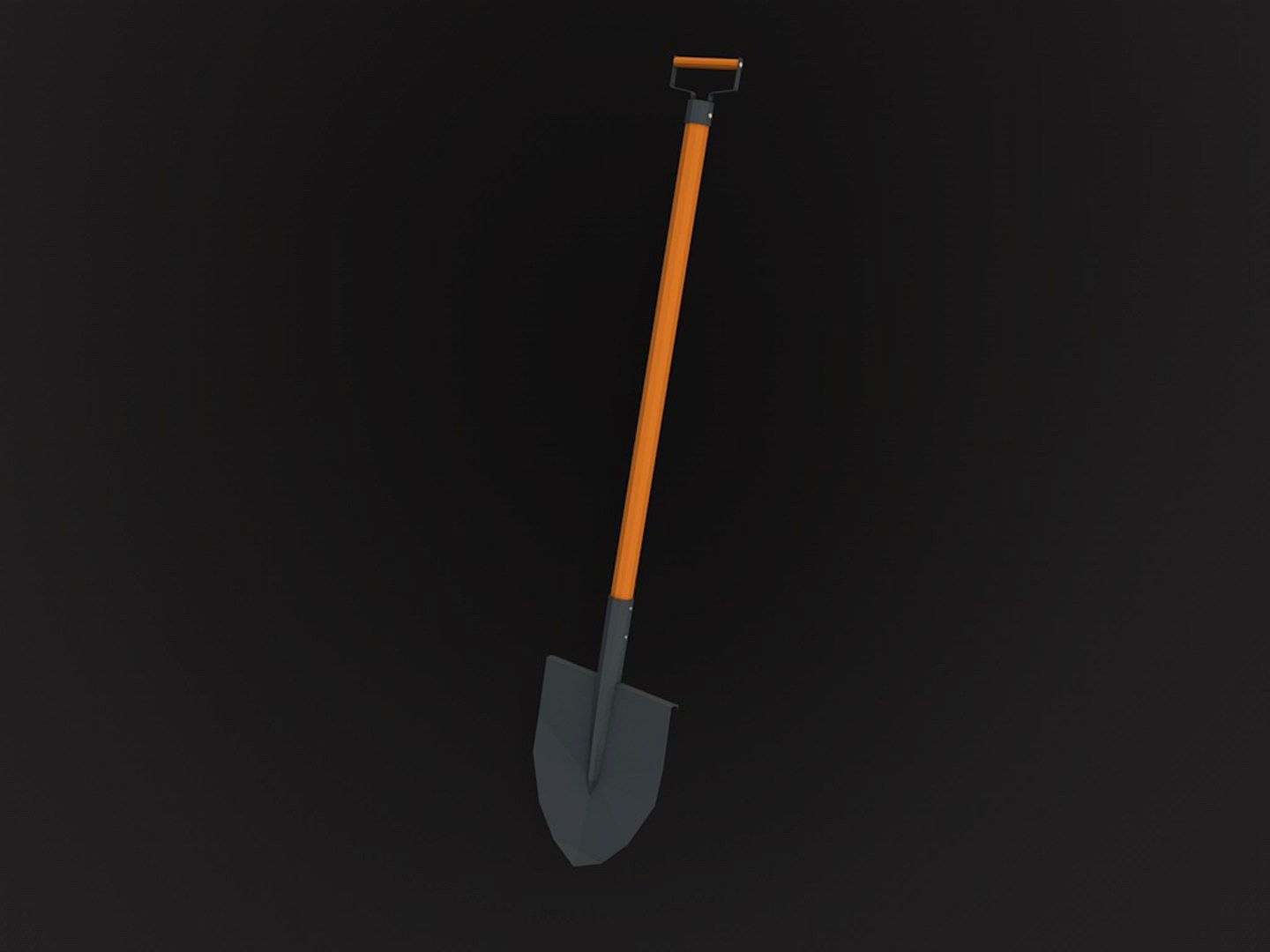 Low Poly Shovel