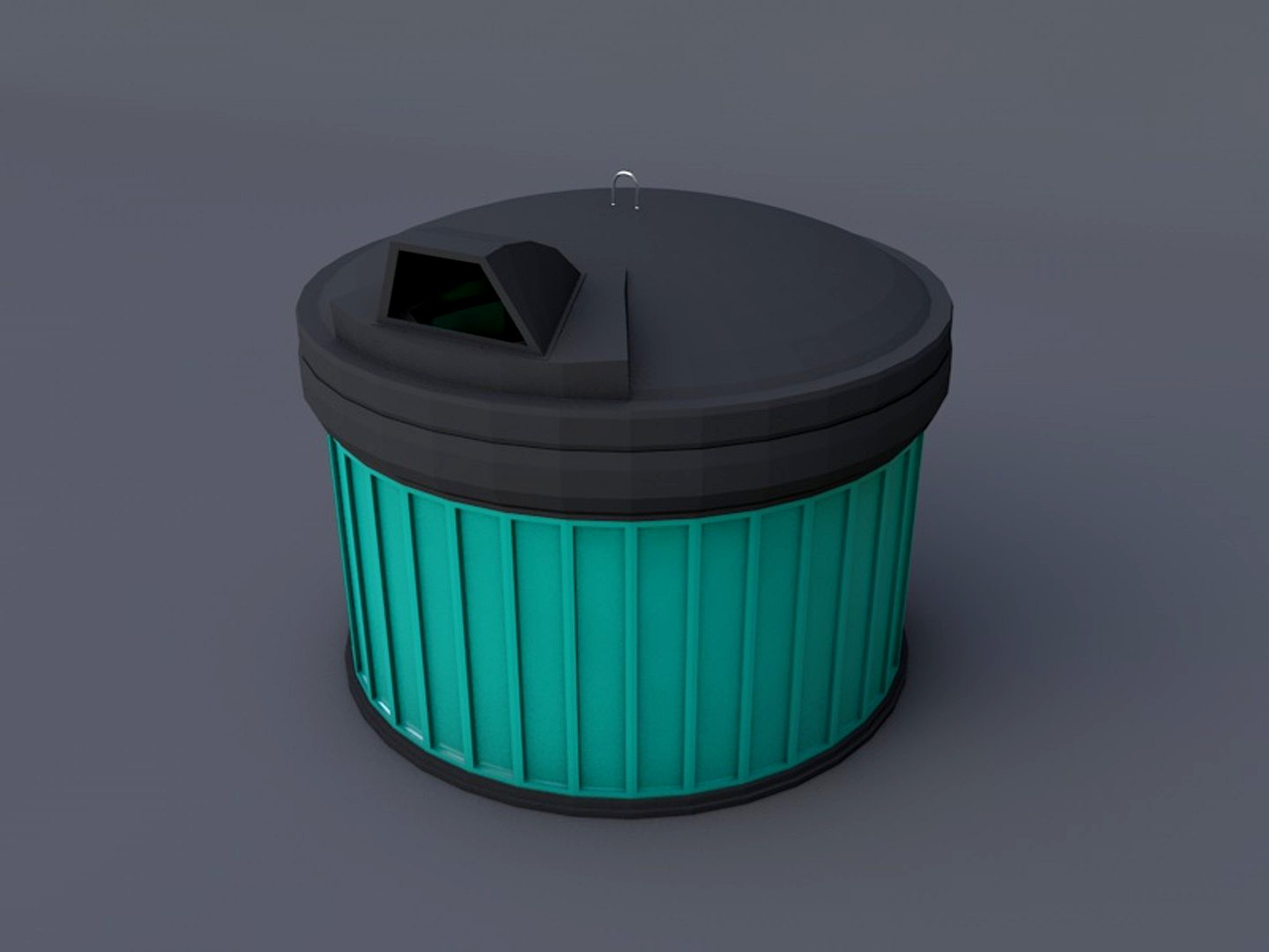 Rounded Dumpster