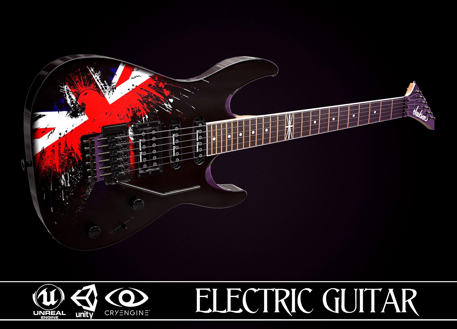 Electric Guitar Jackson Dinky British Eagle