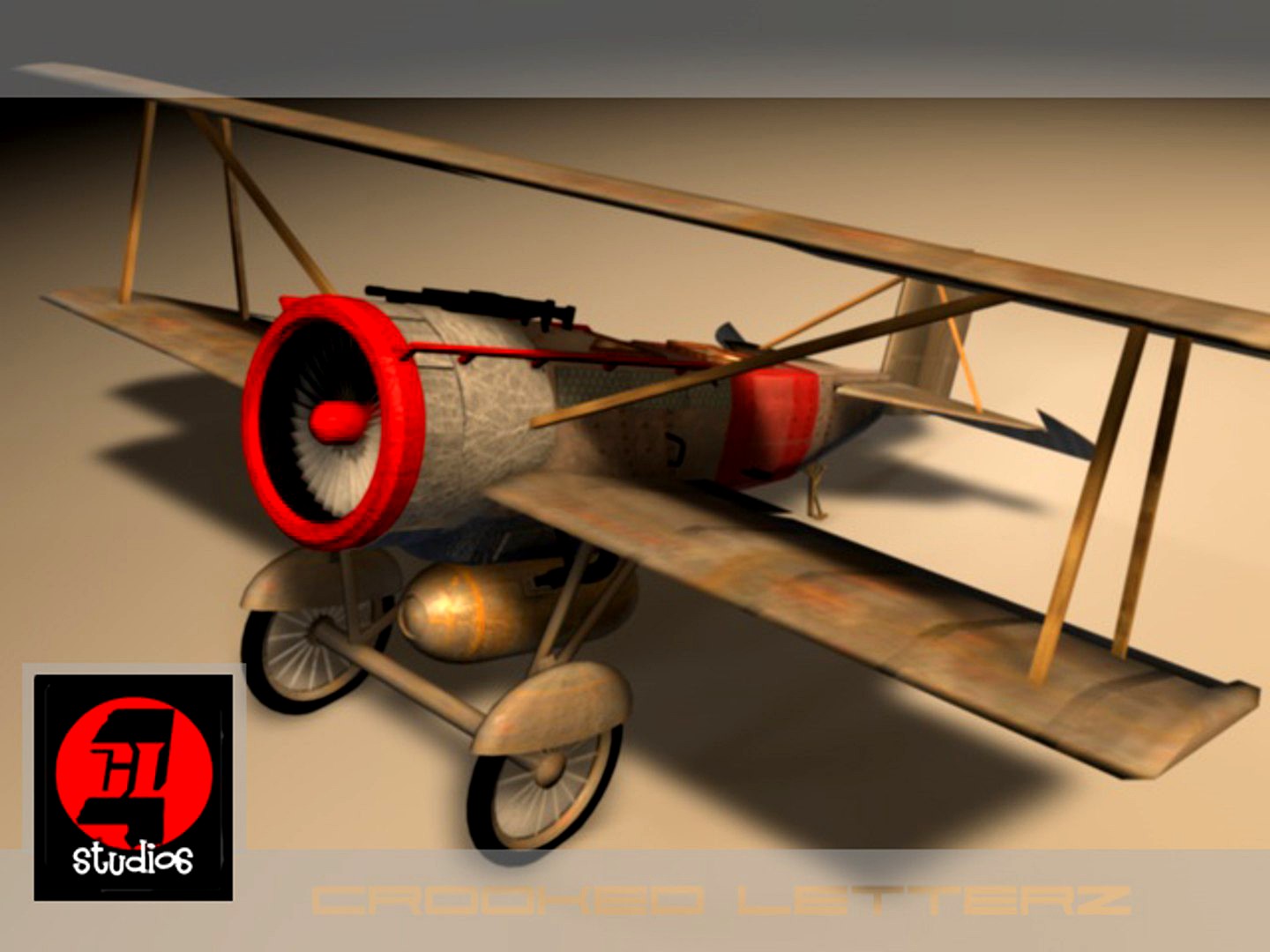 Jet Engine Biplane