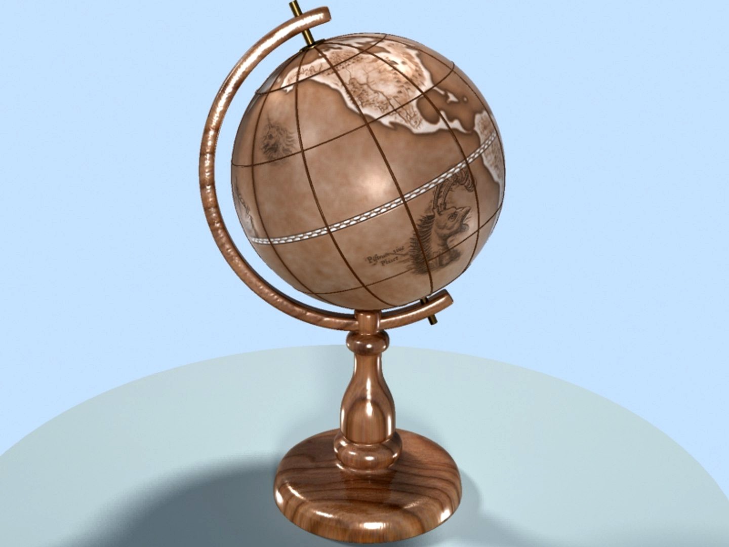 Antique Globe