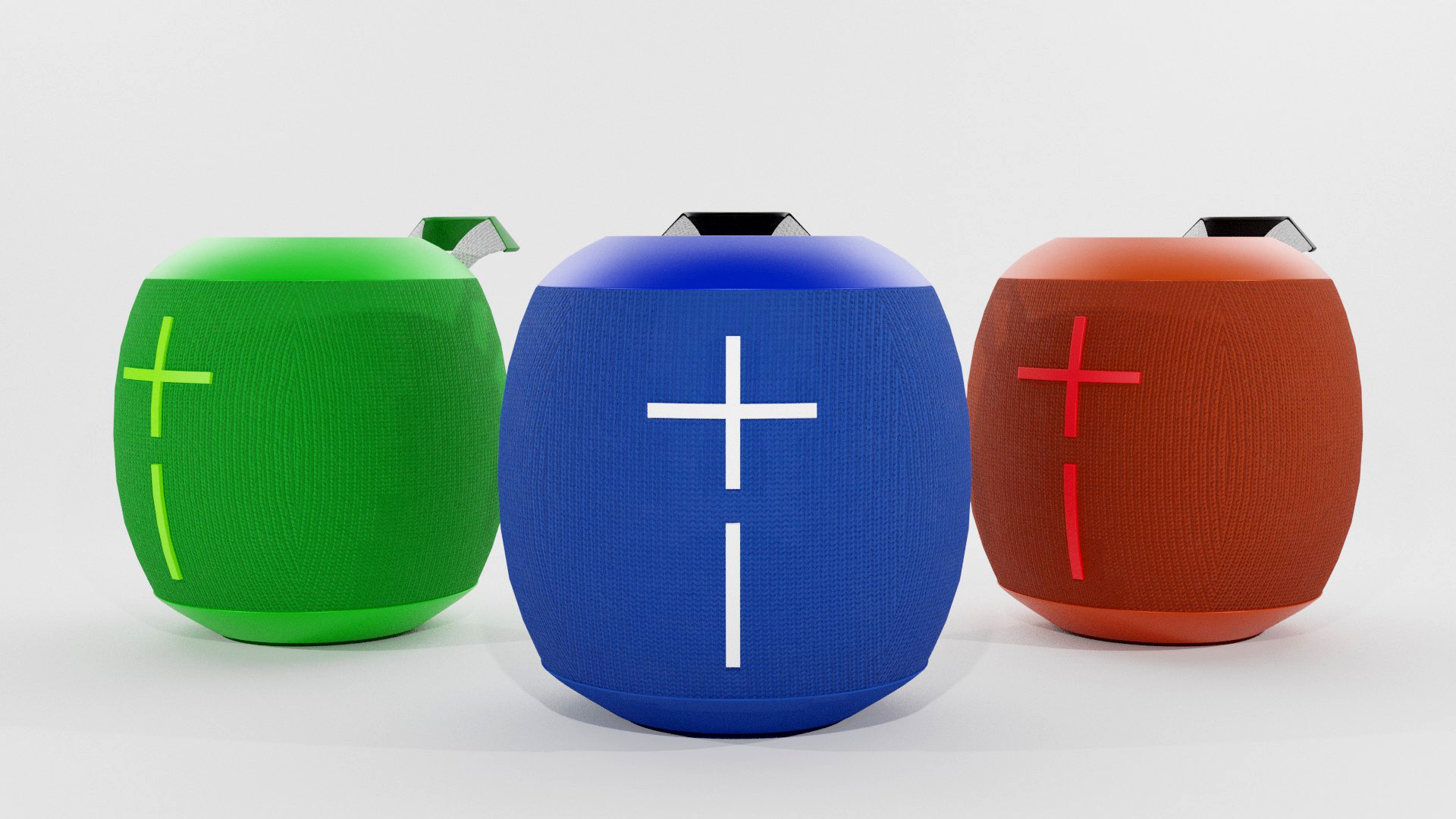 Speaker Logitech Colors - Blender 3d