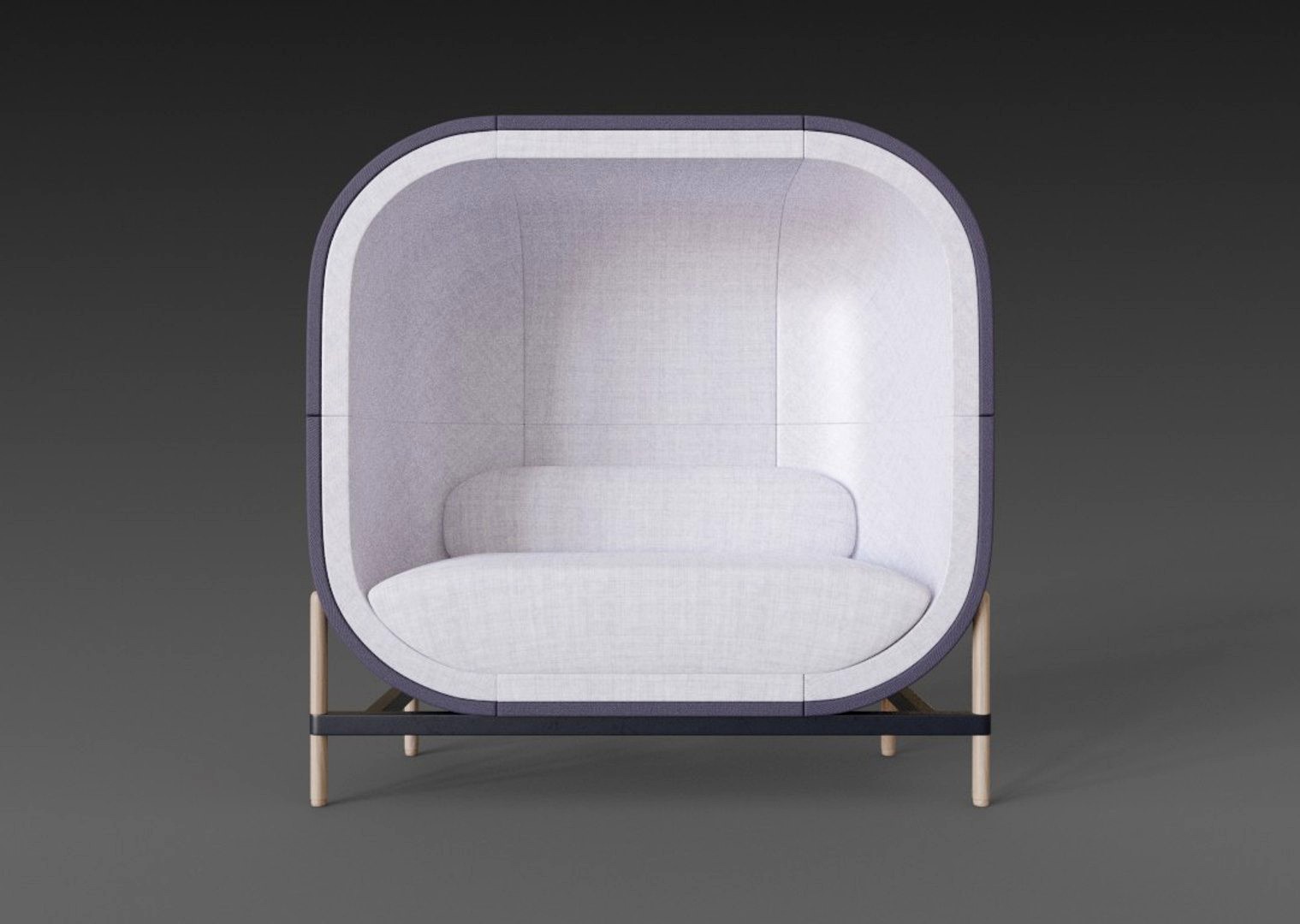 Big capsule chair sofa