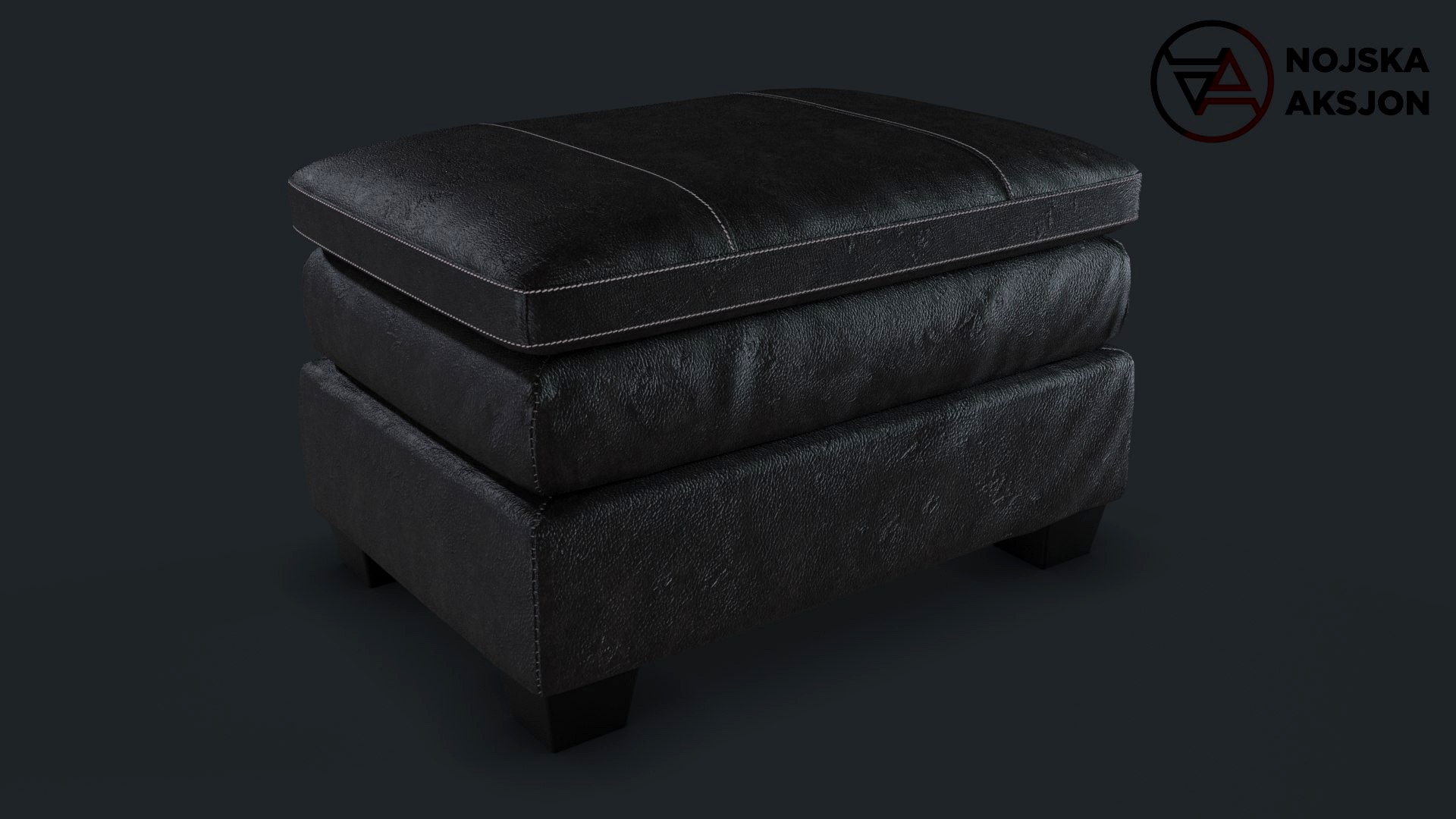 Gleason Chair Ottoman Damaged