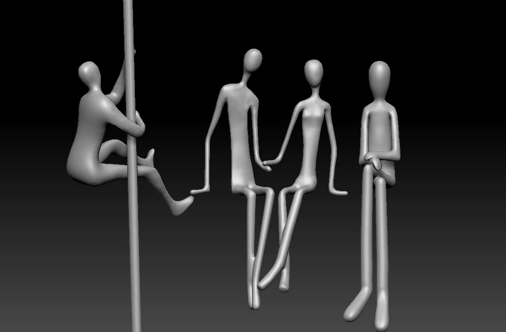 Simple human