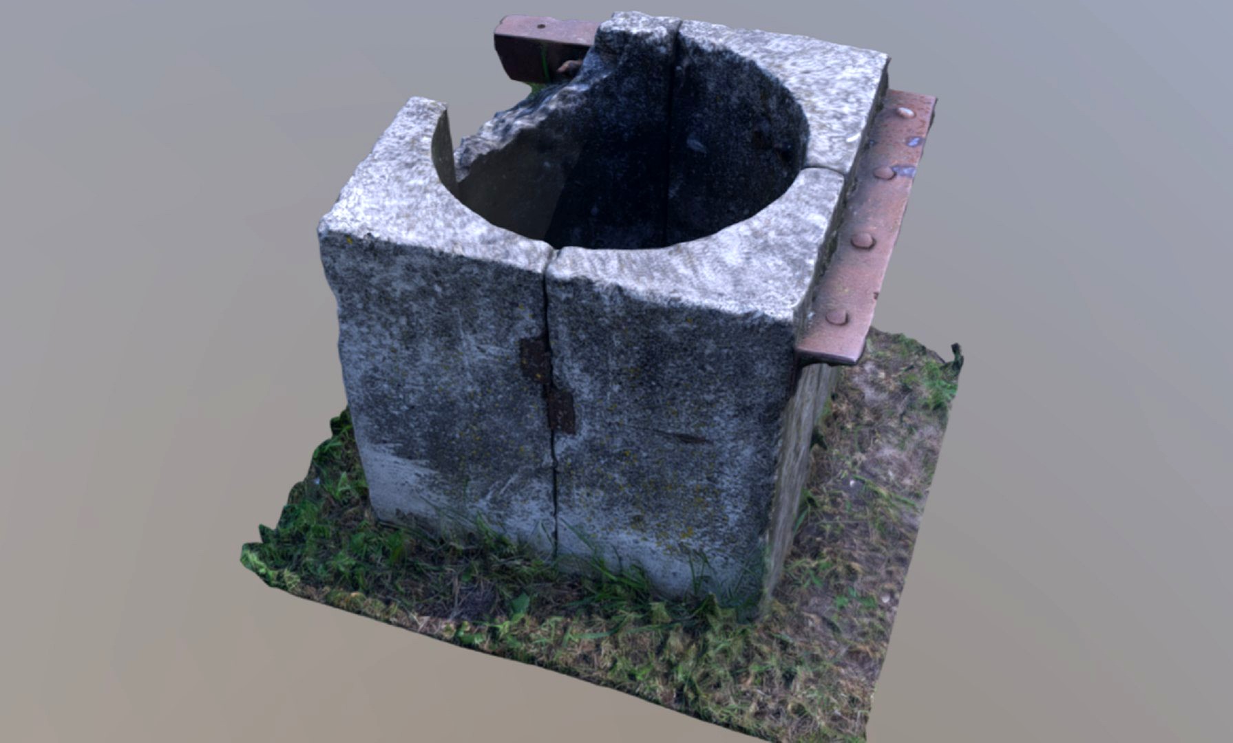 USSR Soviet style Garbage Can