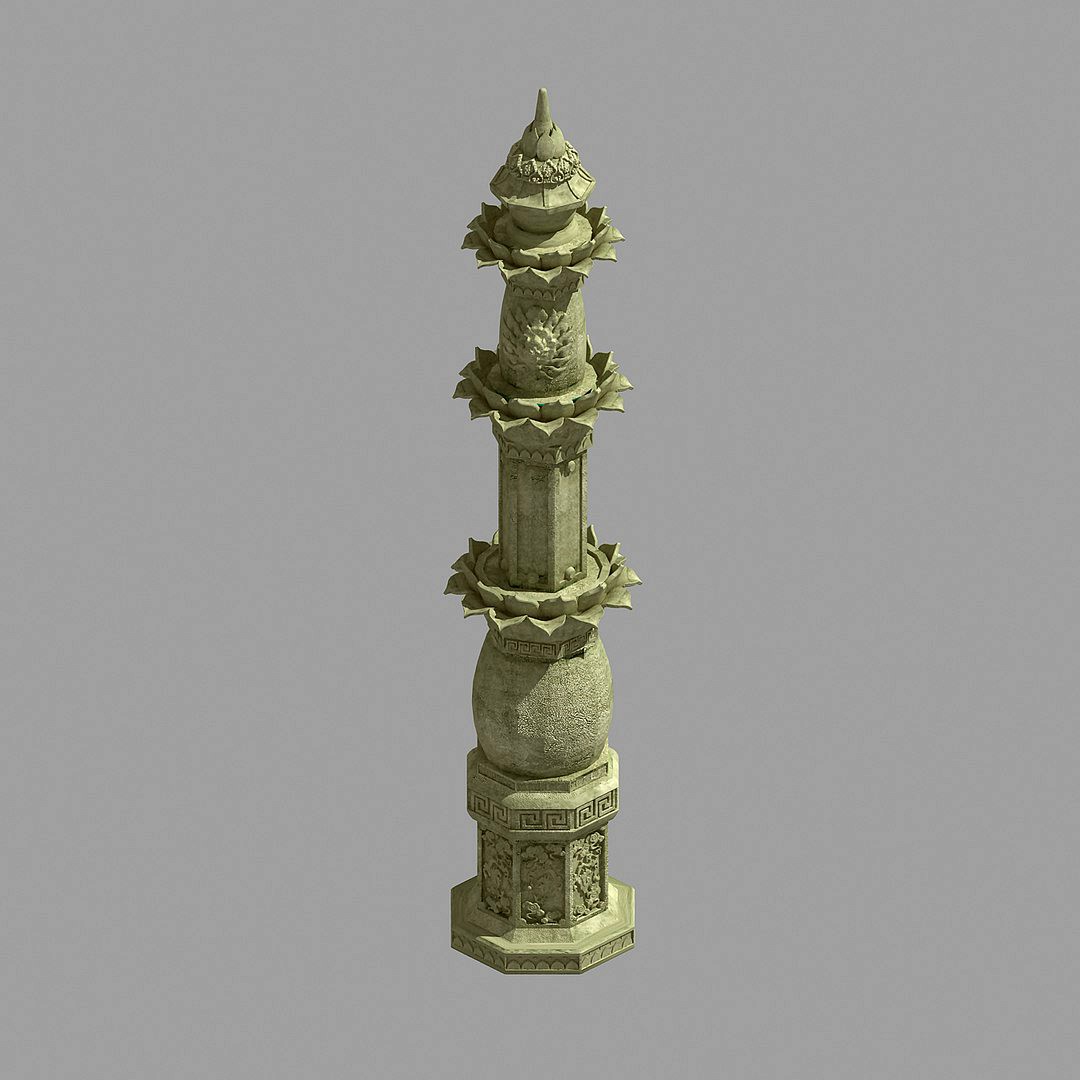 Decorative Stone Sculpture - Stone Tower 32