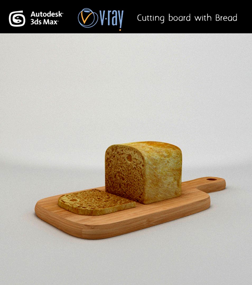 Cutting board with Bread