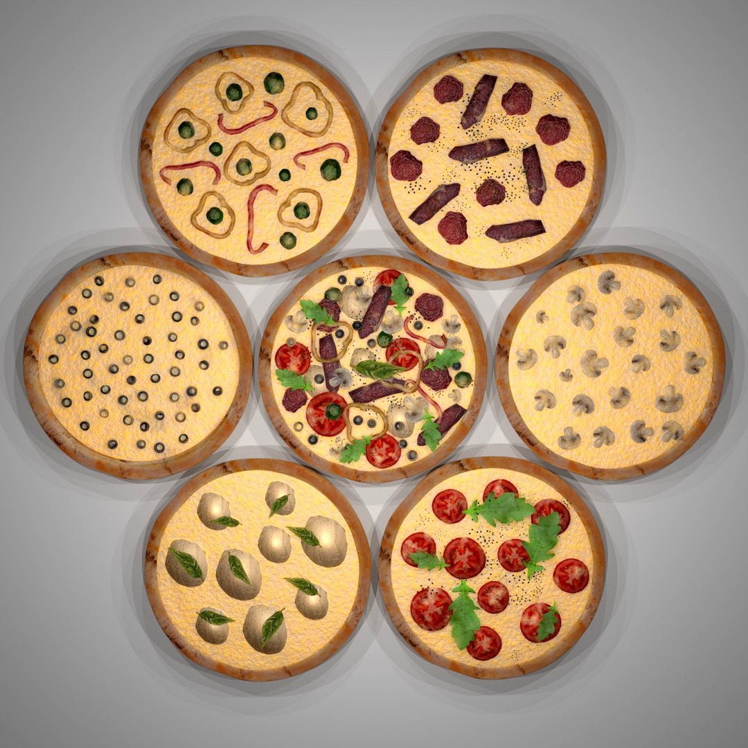 Assorted Pizza Set