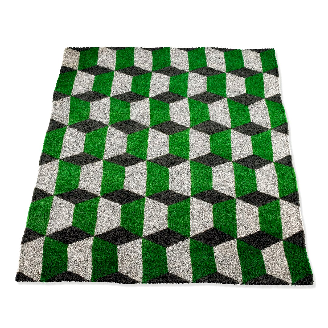 Suzanne sharp chiesa green rug